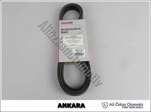 VANTİLATÖR KAYIŞI KLİMALI 6PK 1715