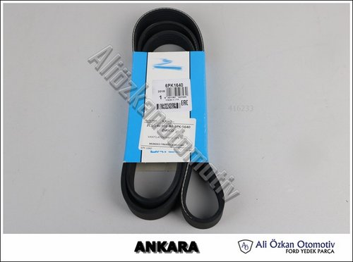 VANTİLATÖR KAYIŞI 6PK 1640
