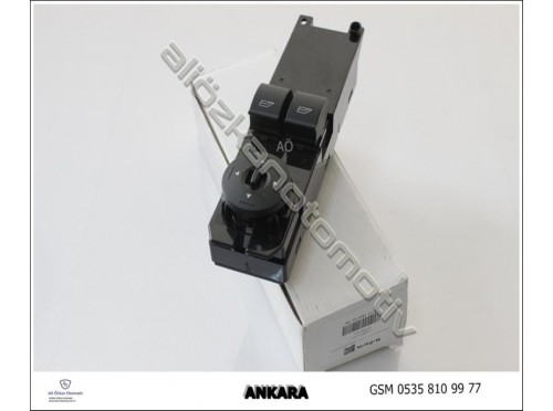 CAM ACMA DÜĞMESİ KOMPLE SOL İKİLİ