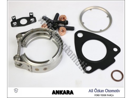 TURBO ŞARJ BAĞLANTI KİTİ(KELEPÇE+CONTALAR+SAPLAMA+SOMUN)